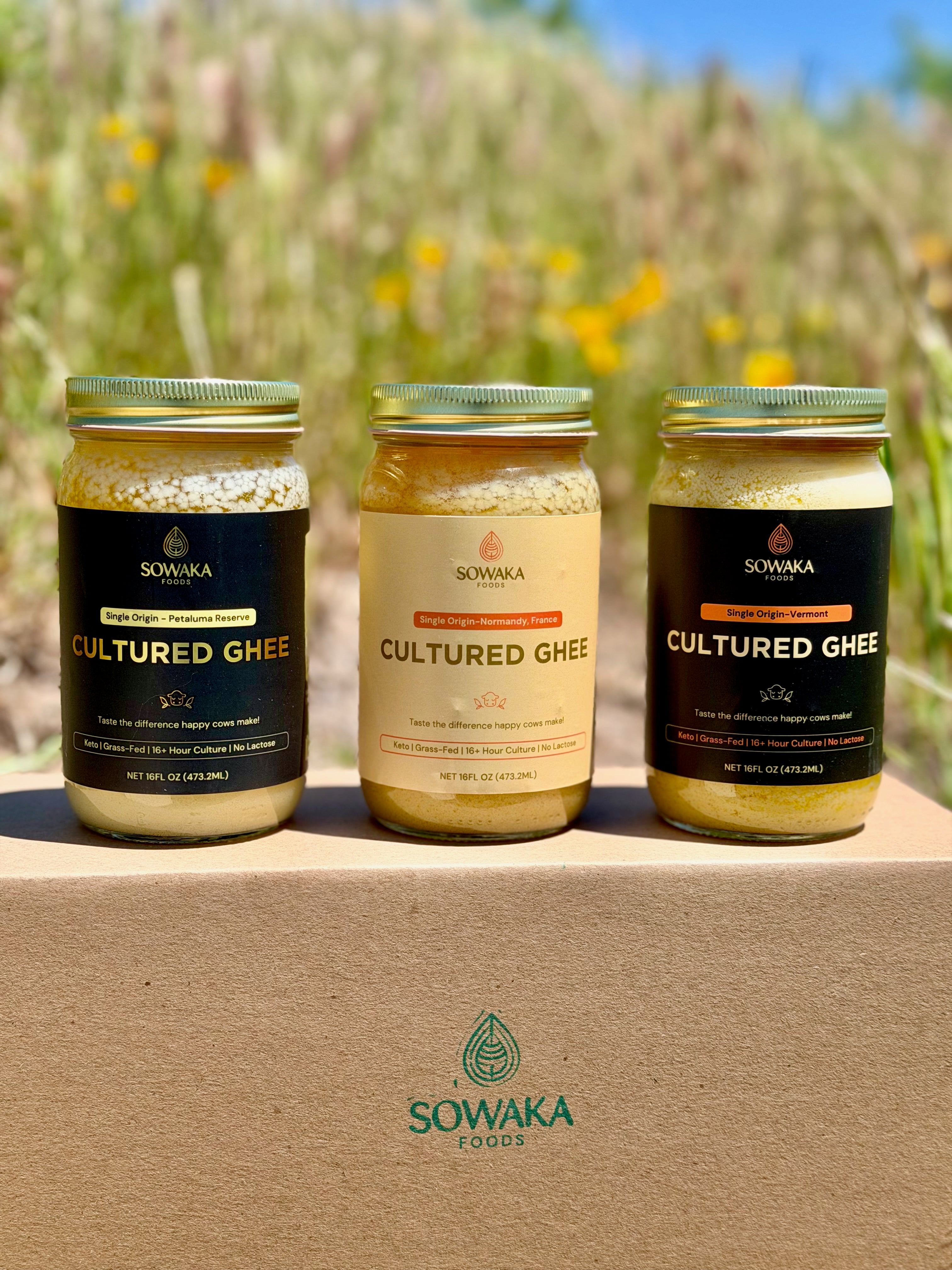 Sampler Pack - Single Origin Cultured Ghee