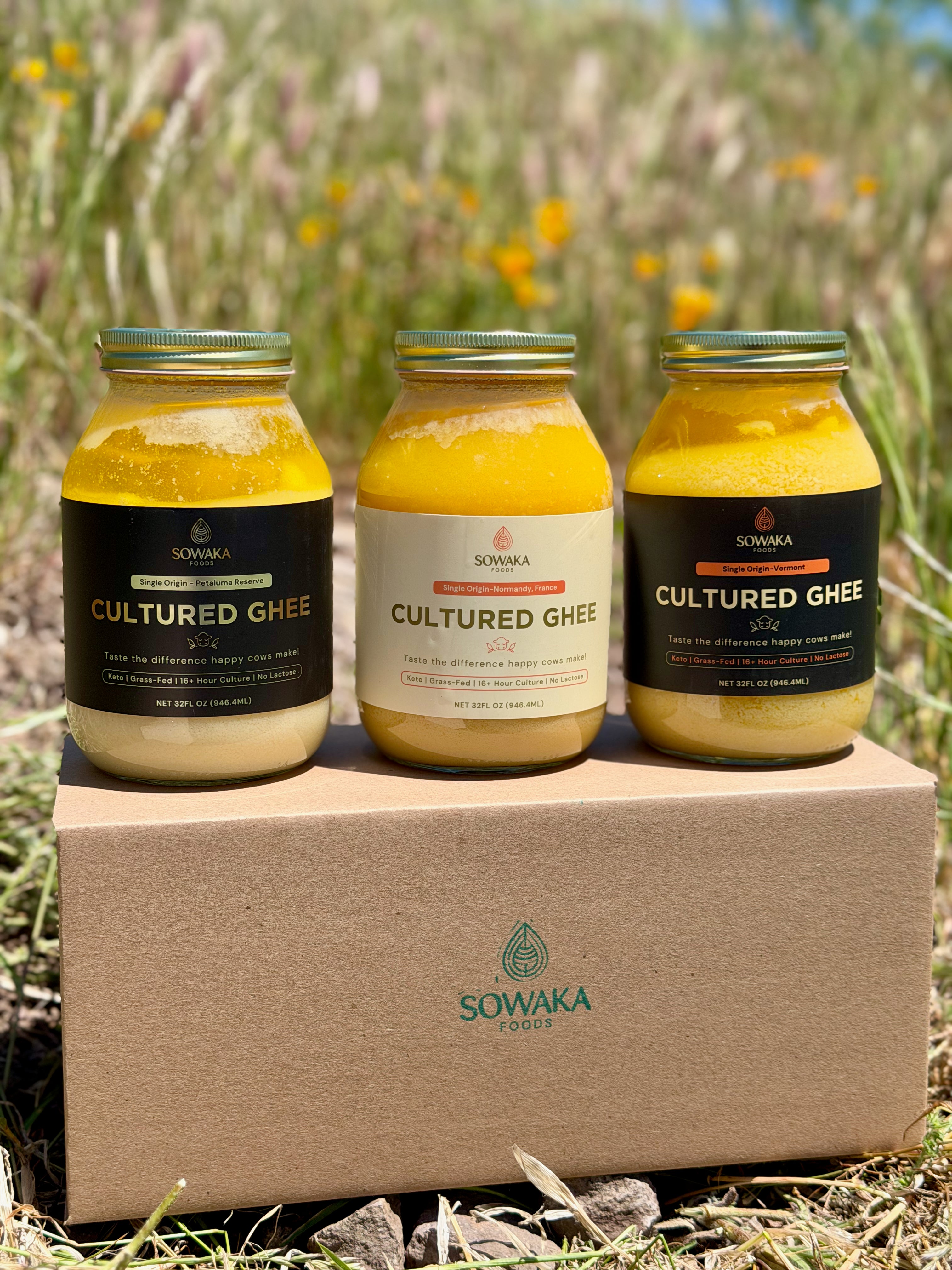 Sampler Pack - Single Origin Cultured Ghee