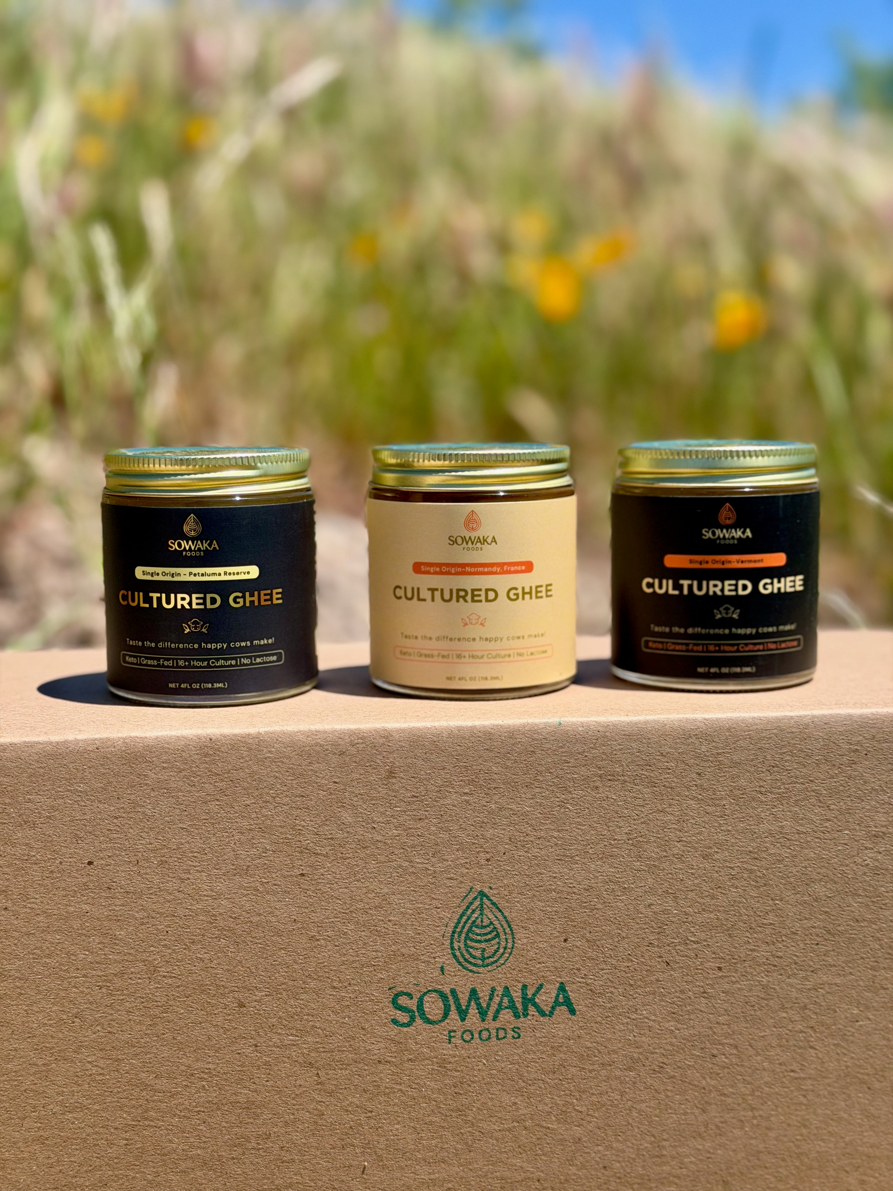 Sampler Pack - Single Origin Cultured Ghee